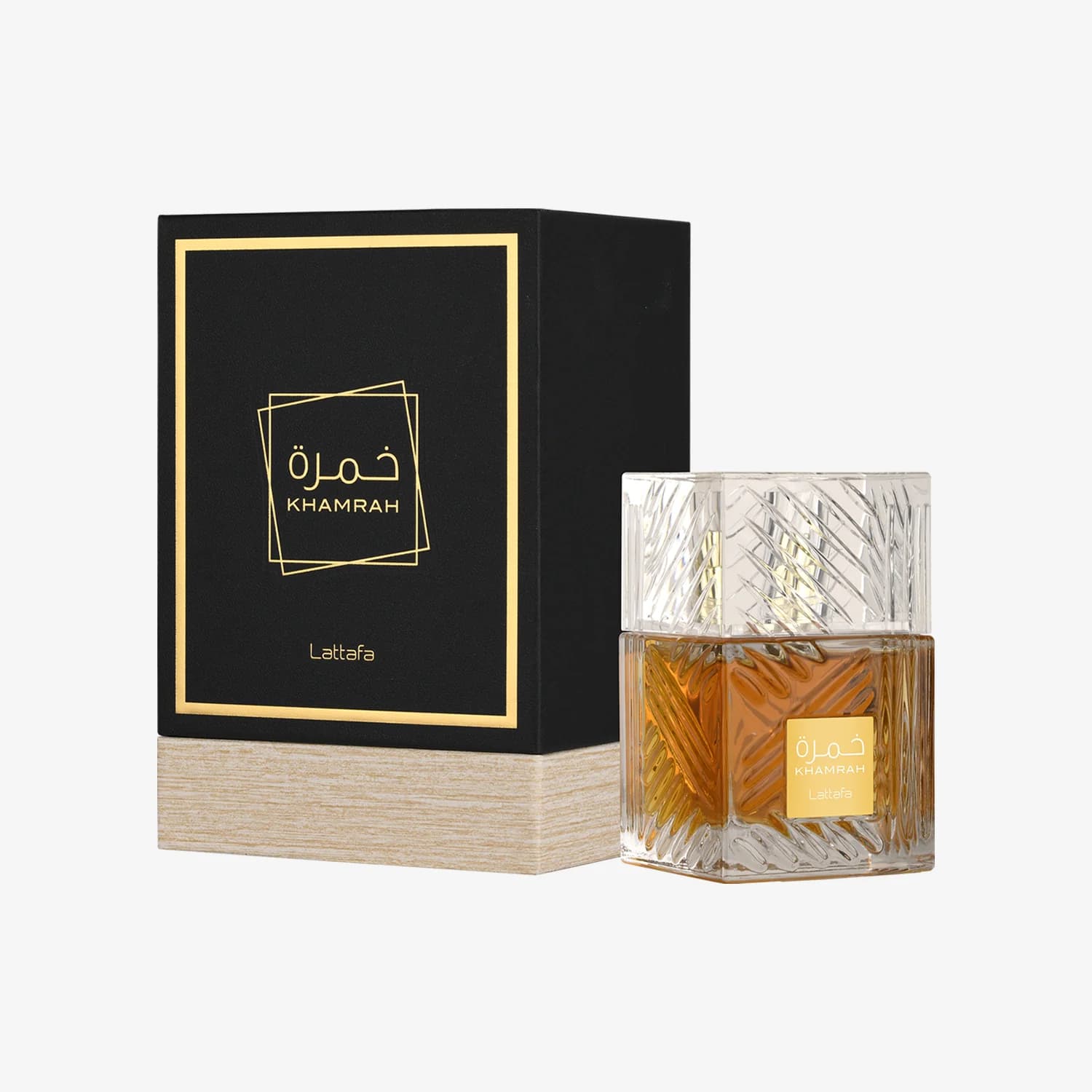 Lattafa Khamrah bottle